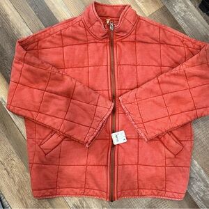 Free people Dolman Quilted jacket new with tags size medium